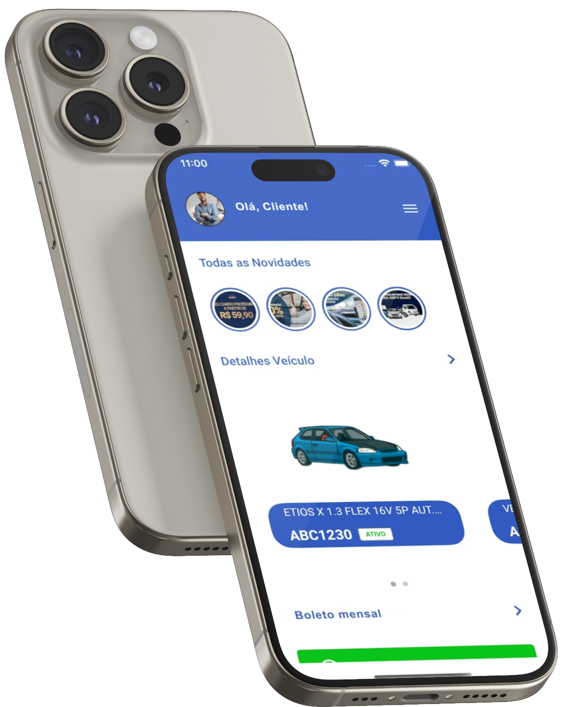 App Zen Seguros na tela do celular